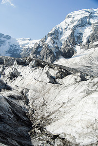 山区山峰山脉阳光冰川背景图片