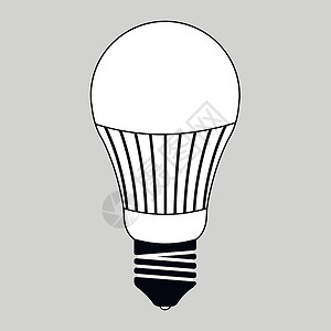 LED灯泡活力技术螺旋辉光插图力量解决方案玻璃电子冷却剂背景图片