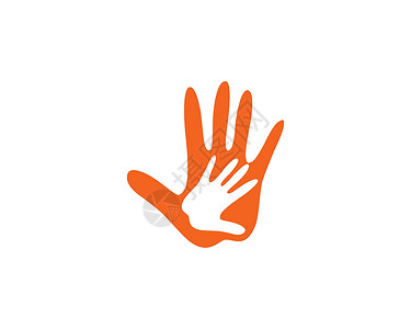 手部护理标志模板工作孩子们商业帮助圆形插图社区机构手指公司背景图片