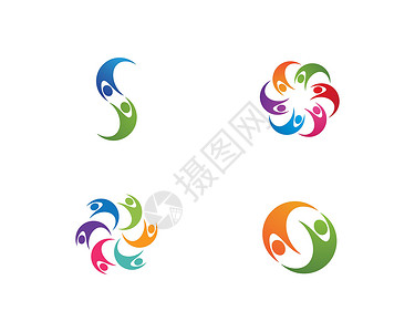 社区社区护理Logo模板网络生活合伙世界公司友谊团队领导商业社会背景图片