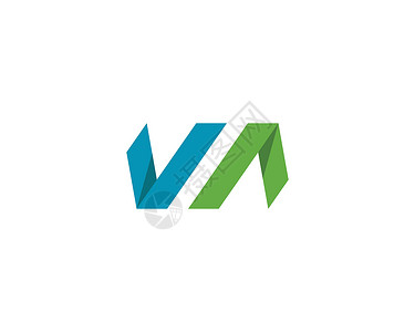不轻信VA 字母徽标业务创造力金融公司办公室品牌字体力量推广标签插图设计图片
