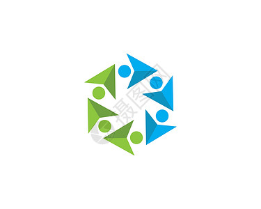社区社区护理Logo模板联盟生活合伙网络成功会议孩子们圆圈家庭商业背景图片