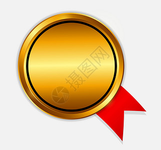 矢量黄金 signlabel 模板服务金子丝带圆圈保险消费者金属价格标签质量背景图片