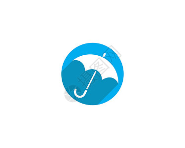 雨伞标志 vecto黑色收藏阳伞季节太阳气象标识插图商业下雨插画