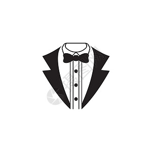 燕尾服专属模板矢量 ico人士套装卡片绅士纺织品衣领衬衫管理人员仪式商业背景图片