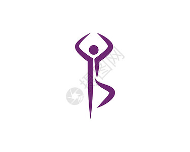理疗瑜伽健康生命Lolog模板公司医疗孩子叶子身体冥想健身房运动女士商业设计图片