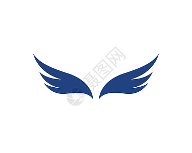 荣耀V8鹰翼标志模板标识盔甲孔雀奢华字母飞行商业身份翅膀插图插画