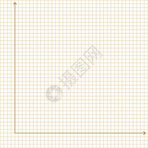 纸轴网格纸 数学图 具有 x 轴和 y 轴的笛卡尔坐标系 带有彩色线条的方形背景 学校教育的几何图案 透明背景上的内衬空白建筑师功能插画