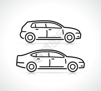 汽车或汽车线 ico背景图片