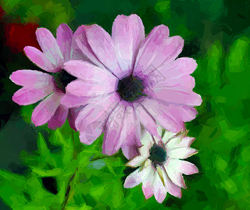 紫花本底草图卡片植物群邀请函艺术品花园装饰问候婚礼花朵背景图片