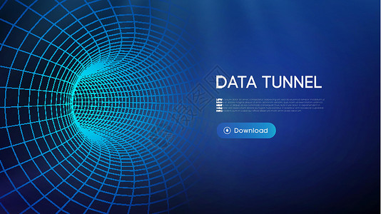 大数据隧道矢量图 抽象数字背景 计算机数据隧道技术 排序数据和网络安全 创新科技商业抽象背景音乐溪流活力运动时间门户网站电脑代码背景图片