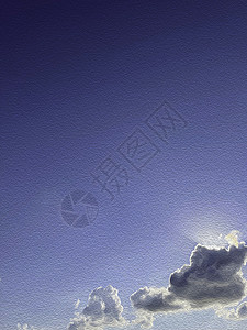 大自然中的天空与油画效果阳光蓝色戏剧性墙纸调色板中风风景绘画刷子艺术家背景图片