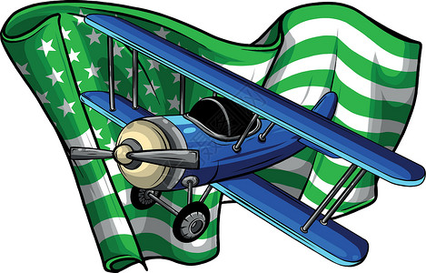 美国飞机矢量图卡通飞机与美国 fla喷射引擎漫画绘画速度攻击罢工运输座舱飞行员插画