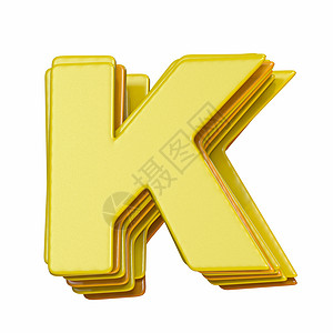 黄色字体字母 K 3背景图片
