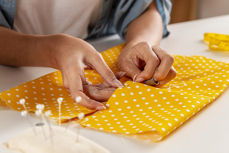 手工缝纫织物 高品质照片剪刀高清图片素材