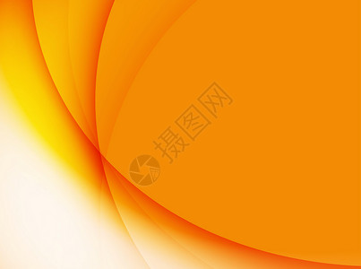 林嫩纸抽象橙色背景与林插画