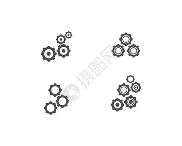齿轮工程机械齿轮标志模板圆圈引擎金属工程机械工厂技术工业车轮工作设计图片