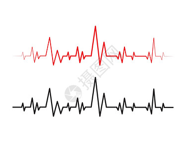 低频脉冲脉冲线图 vecto频率心脏病学监视器痕迹健康药品病人压力医院生活设计图片