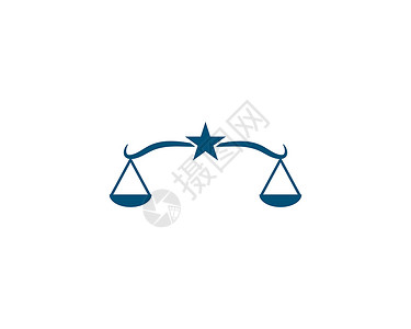 律师事务所标志 vecto办公室公司创造力平衡徽章标识陪审团身份法官插图背景图片