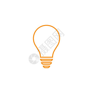 灯泡标志 vecto创新头脑解决方案商业思考插图网络力量技术艺术背景图片