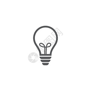 灯泡标志 vecto智力技术解决方案教育网络创新头脑艺术力量想像力背景图片