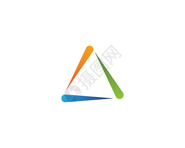 三角标志 vecto创造力标识网络技术身份推广飞机几何三角形全球背景图片