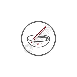 碗图标标志平面设计模板餐厅插图饮食沙拉水果蔬菜厨房烹饪午餐食物设计图片