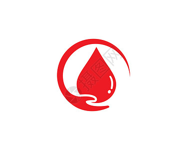 滴血血液标志矢量 ico卡片捐赠者液体插图生活海报细胞科学捐款商业设计图片