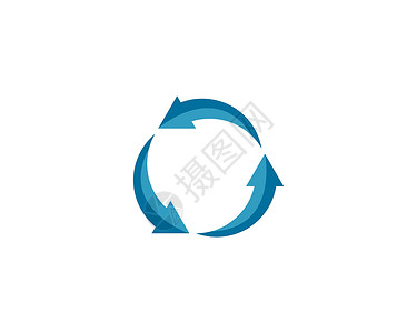 回收矢量日志环境徽标生态载体箭头收物垃圾插图回收物白色背景图片
