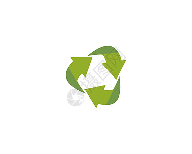回收矢量日志载体收物箭头插图回收物标识生态环境垃圾白色背景图片