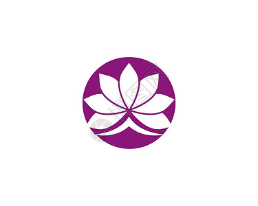 美容矢量花卉设计标志模板 ico商业庆典温泉植物郁金香叶子花园树叶花朵艺术背景图片