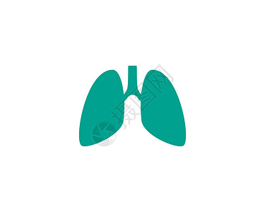 二氧化碳图标肺图标模板矢量图标它制作图案空气卡通片身体二氧化碳胸部治疗插图绘画健康器官插画