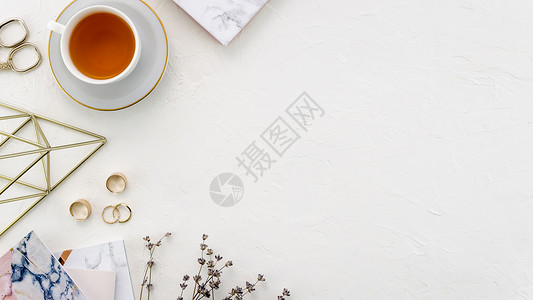 茶网站带有茶杯的台式茶杯背景