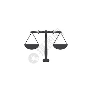 律所日志创造力标识插图商业办公室徽章陪审团平衡犯罪身份背景图片