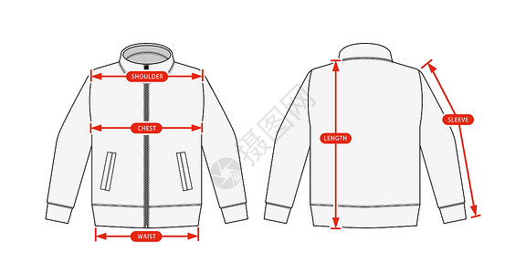 衣服尺码服装尺码表矢量图设计图片