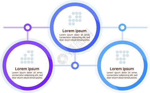 临空经济税收信息图表设计模板的类型 公共政策 带有空白复制空间的抽象矢量信息图 具有 3 个步骤序列的教学图形 可视化数据呈现设计图片