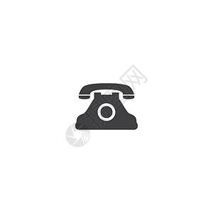 电话图标工具商业讲话客户拨号呼叫者顾客按钮呼叫技术插画