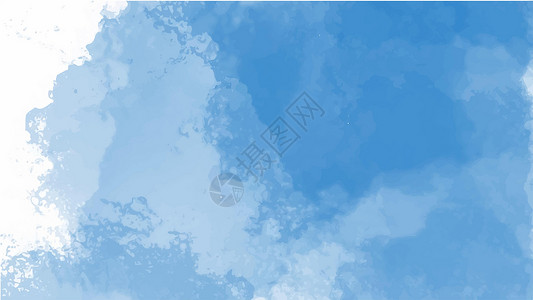 您的设计的蓝色水彩背景墙纸创造力插图横幅卡片液体白色天空艺术墨水背景图片