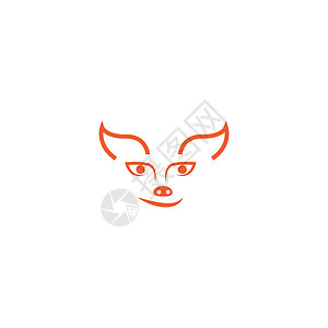 狐狸日志身份标签插图动物尾巴绘画土狼卡通片商业橙子背景图片
