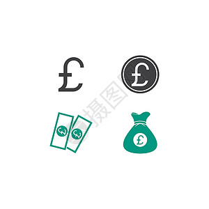 现金标志英镑矢量图标它制作图案的标志网络市场蓝色插图海豹折扣营销艺术商业银行业插画