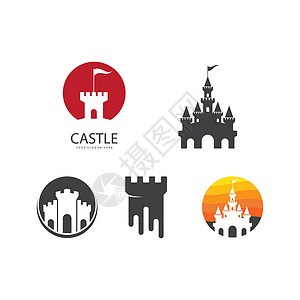 城堡插画建筑学建筑品牌标识安全插图国王公司历史防御背景图片