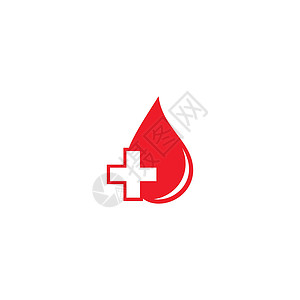 滴血血液徽标矢量图标它制作图案世界科学卡片插图捐赠者海报药品液体生活捐款设计图片