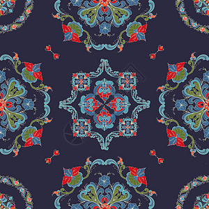Rosemaling 矢量模式 5风格装饰织物电报艺术装饰品刺绣图案叶子绘画背景图片