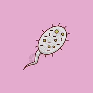 受精生育力细胞性别医疗怀孕排卵遗传渗透男性插图背景图片