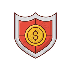 遮罩支付安全货币金融保险插图网站银行警卫保障背景图片