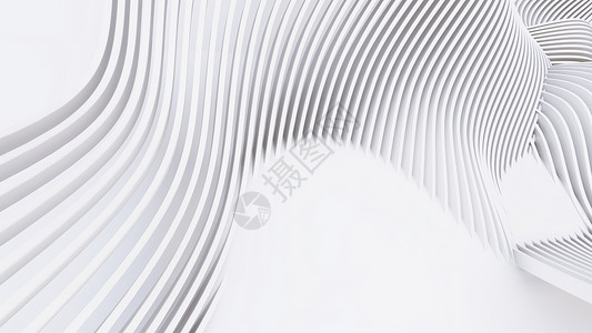 抽象的曲线形状 白色圆形背景办公室墙纸房子技术灰色流动房间创造力空白商业背景图片
