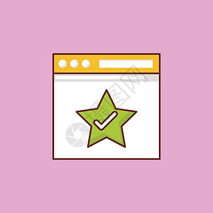 恒星红色质量营销插图购物评分审查排行网页标识星星背景图片
