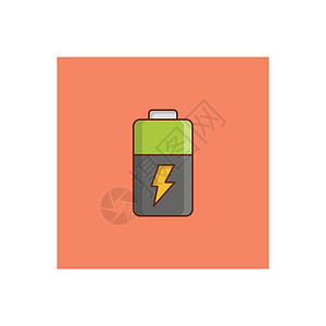 充电电池细胞绿色金属碱性活力力量网络累加器技术背景图片