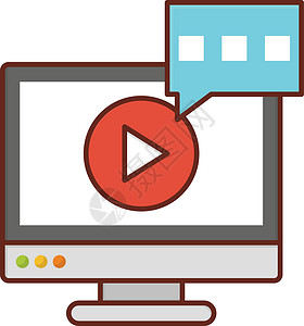 广告商业横幅互联网服务电影电脑活动推介会技术插图背景图片