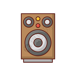 woofer 呜低音插图声学立体声技术体积音乐娱乐力量电子背景图片